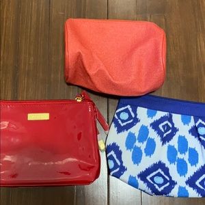 Estée Lauder and shiseido cosmetic pouches (3)